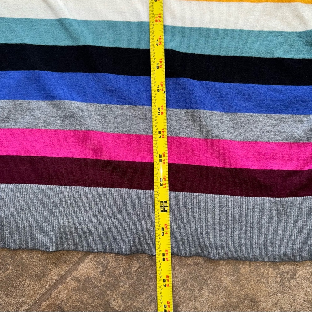 Like NEW - Lane Bryant Classic Multi-Stripe Pullover Sweater - Picture 12 of 15
